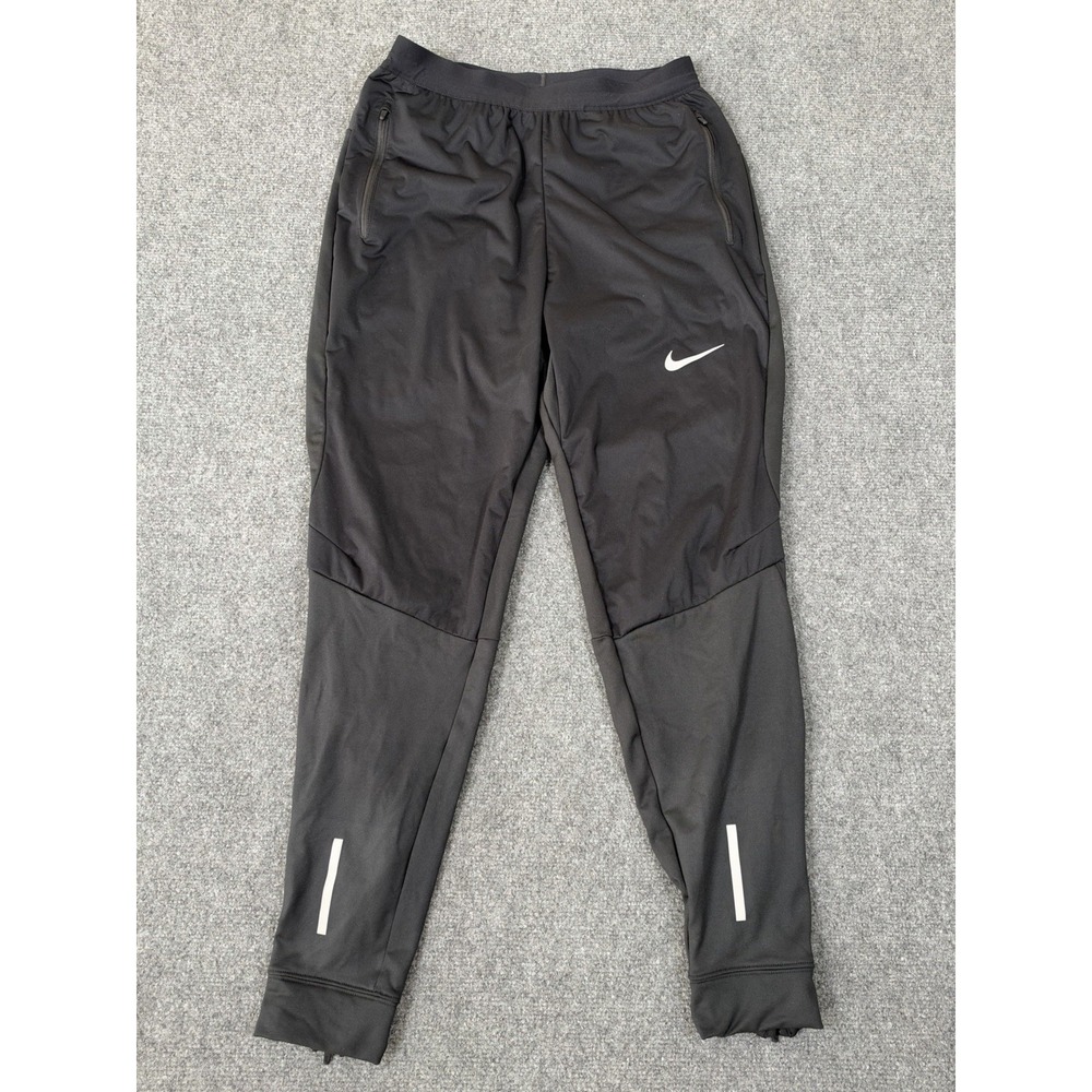 NWT Nike Shield Phenom Running Pants Men's Small Black Reflective 859234-010